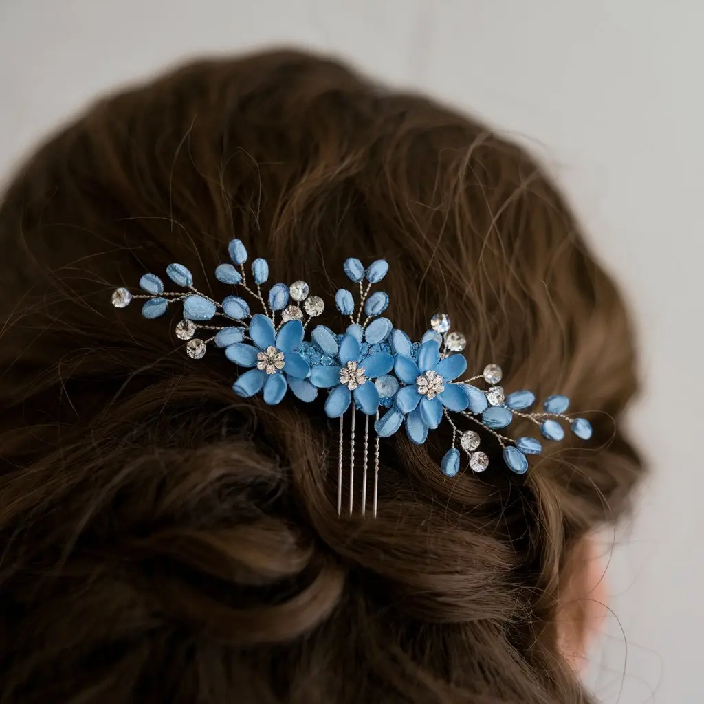 Top Blue Bridal Hair Accessories for Your Big Day