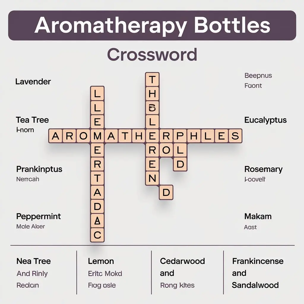 How to Complete the Aromatherapy Bottles Crossword